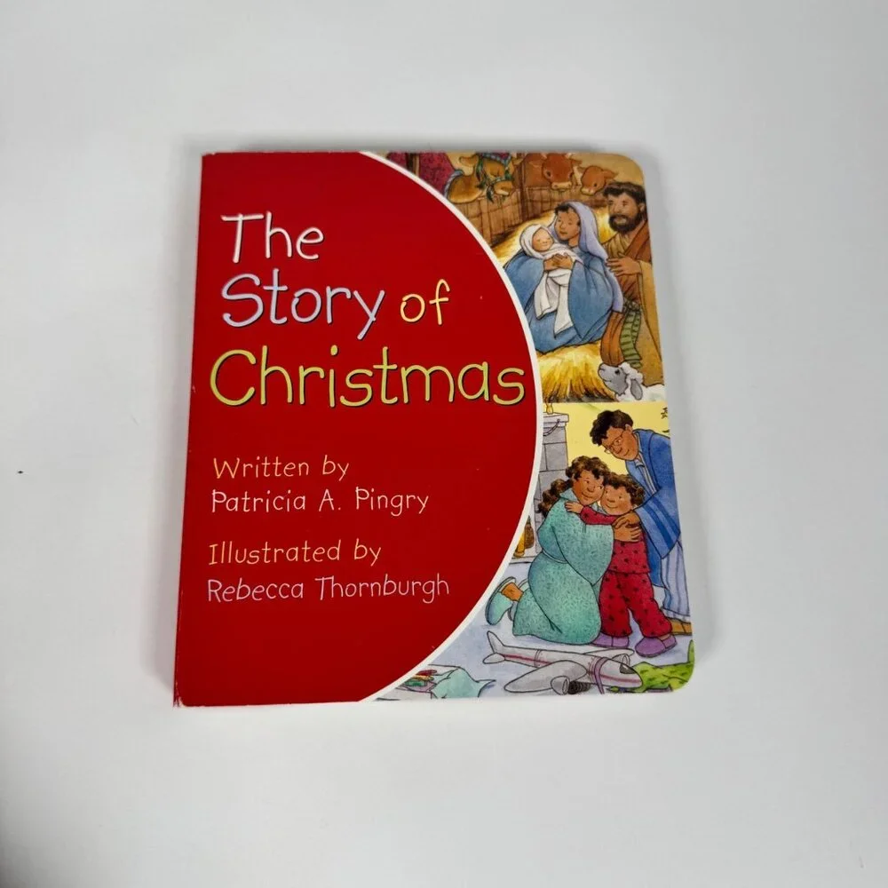 Lot 2 Christmas Board Books God Gave Us Christmas + The Story of‎ Christmas Kids